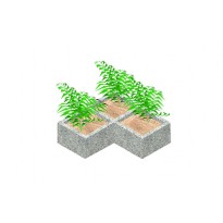 Corner Pot for flowers