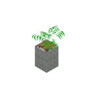 Cubic Pot for flowers